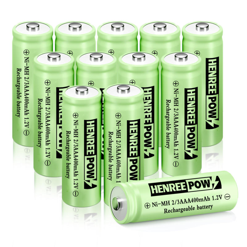 Henreepow 1.2v 600maH AA Ni-MM zaryadlanuvchi batareyalar