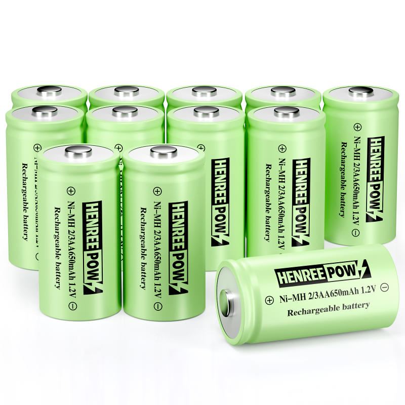 Henreepow 1.2v 600maH AA Ni-MM zaryadlanuvchi batareyalar